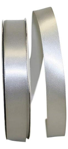 Reliant Ribbon Satin Ribbon, Single Faced SFS, 7/8 Inch X 100 Yards, Silver 0