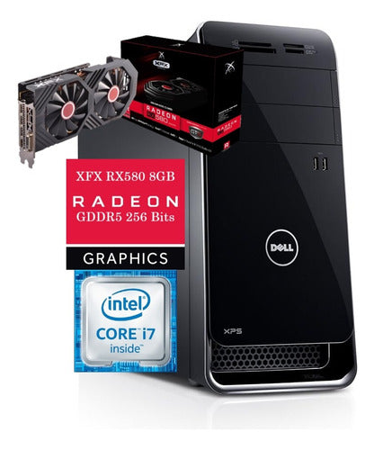 Pc Gamer Core I7 + Xfx Rx 580 8gb + 16gb Ram + Ssd 512gb 0