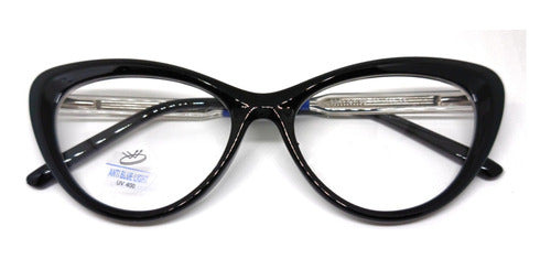 Sofy July Productos Cat Eye Glasses with Blue Light Cut Filter 0