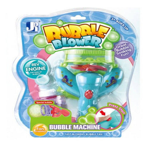 Juguete Burbujero A Pila Bubble Power Explorer Fan C 0