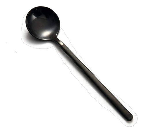 RANCH Café Sin Fronteras Espresso Stirring Spoon - Metallic Black 0