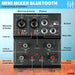 GP Mini Wireless Bluetooth Mixer 2 Channels USB Phantom 6