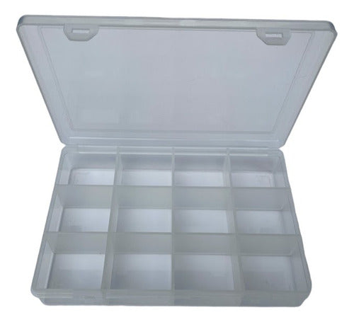 CIEN WATTS DE IDEAS 5-Pack Organizing Box for Fishing, Merceria, Hardware - 12 Compartments 2