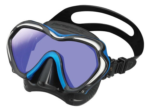 TUSA M-1007 Paragon S Dive Mask, Fishtail Blue 0