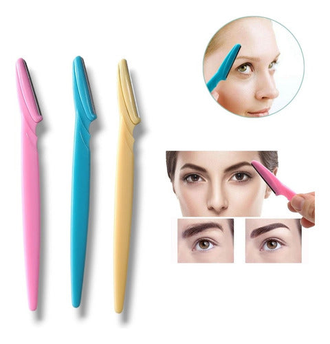 MELY Eyebrow Shaper and Facial Hair Remover Pack of 3 Blades 0