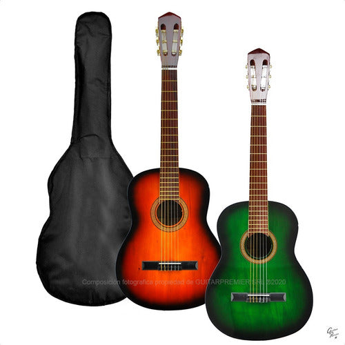 Acoustic Guitar Nylon Strings + Padded Case + Pick - GP Official Warranty 5