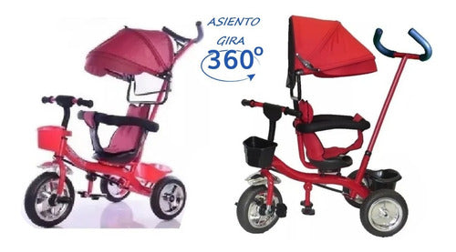 TZT90 Infant Tricycle 360° Steering Handle Babymovil Offer 7