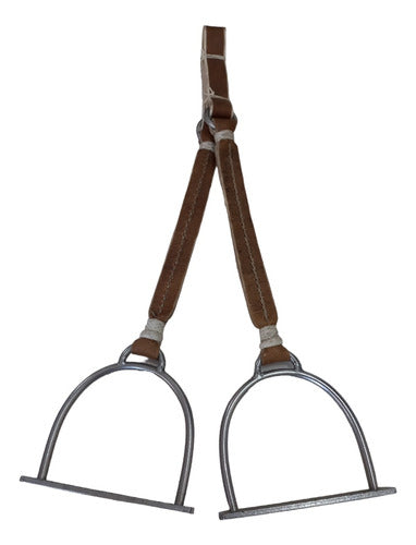 Artesanias Identidad Gaucha Stainless Steel Stirrups 0