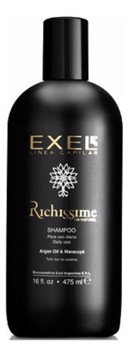 Exel Shampoo Argan Oil and Maracuya 475 ml Richissime Profesional 0