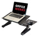 Officewerks Laptop Desk Stand with Mouse Pad 0