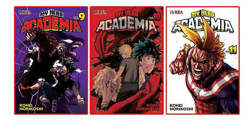 Ivrea My Hero Academia Combo Vol. 09, 10, and 11 0