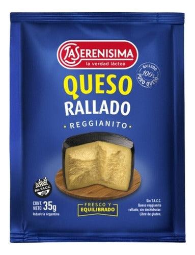 La Serenísima Grated Reggianito Cheese 35g Gluten-Free 0