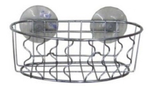 S & W Chrome Kitchen Organizer Rack 1