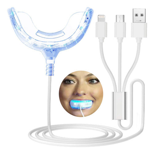 White Professional UV Teeth Whitening Treatment + Glasses + Pencil 6