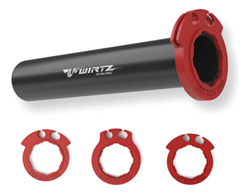 Wirtz Adjustable Throttle Tube for CR/YZ/RM Motorcycles 0