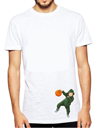 Terraniok Hasbulla 4 / Basketball / Meme / Unique T-Shirt 0