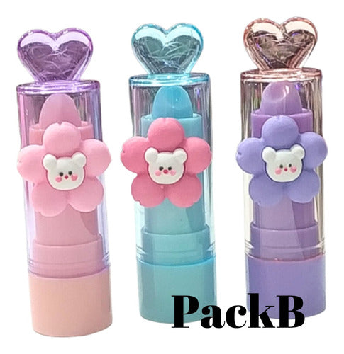 Pink Favor Labiales Cambian Color Ph Cute Magicos X 3 1