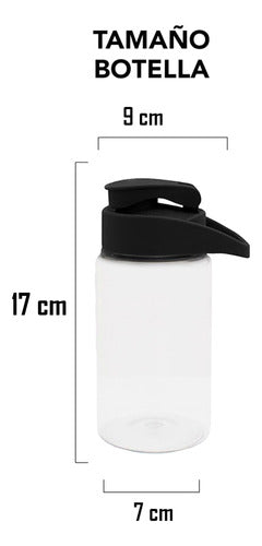 Refil Sports Water Bottle 400 Ml Flip Top BPA Free 1