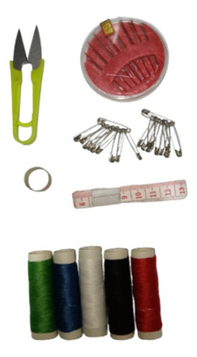 Artesand Sewing Kit with Needles, Pins, Measuring Tape, Scissors, and Threads 1