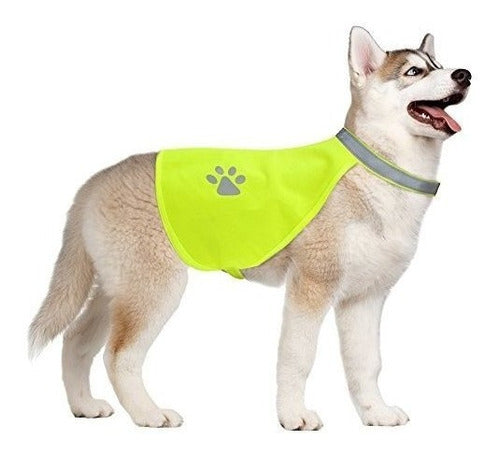 Weebo Pets Neon Yellow Reflective Safety Vest D 0