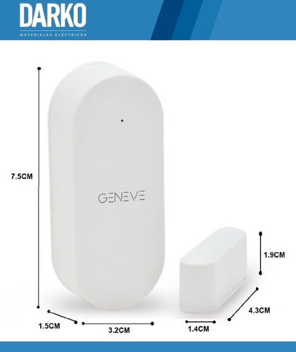 Geneve Smart Home WiFi Door Window Opening Sensor App Tuya 2