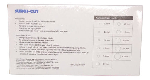 Surgicut Disposable Sterile Punch for Biopsy N°8 4