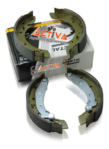 ARMETAL PLASBESTOS Rear Brake Shoes with Straps for Peugeot Partner 0