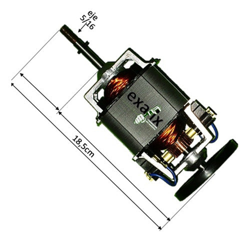 Motor Ruleman Bordeadora 700w Repuesto Exahome Wimer Jardin 1