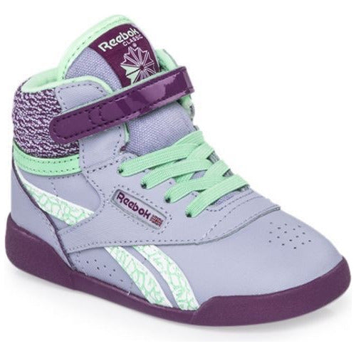 Reebok Freestyle Surfs Up Lilac Boots for Kids 0