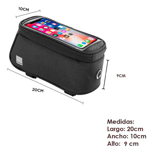 Sahoo Waterproof Cell Phone Bag for Bicycle with Headphone Jack 4