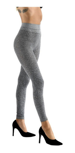 Mora Media Legging Lycra Ultraopaca Tiro Medio Gruesa Mora 1147 0