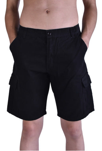 SC Indumentaria Bermudas Cargos De Gabardina Del Talle 42 Al 52 2