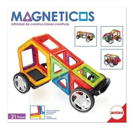 Antex Juego Magneticos Autos 21 Pzs C/ Iman 0