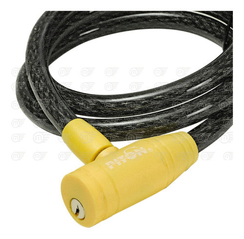 Piton JL101 1.20 Mts Motorcycle/Bicycle Security Cable Lock 1