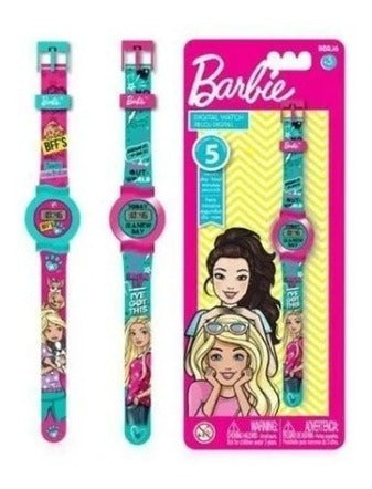 Intek Reloj Digital Infantil Barbie Glam Con 5 Funciones Original 1