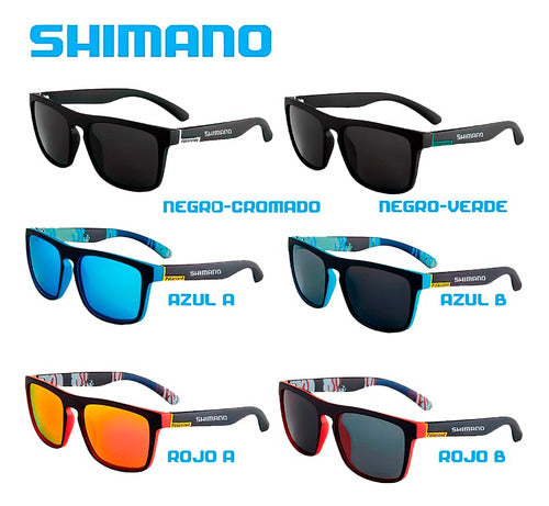 Shimano Lenses Square UV400 Fishing Hunting Cycling with Case 7