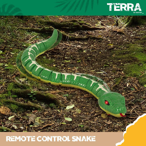 Terra by Battat Emerald Tree Boa Electronic Remote Control Snake Toy for Kids 1