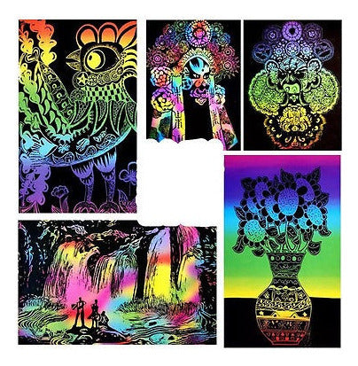 Magic Scratch Art - 10 Sheets 16K Colors by Pi 1