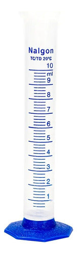 2x Proveta De Polipropileno Graduada De 10ml Autoclavável 1