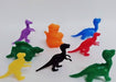 100 Dinossauros Colorido Plástico Mini Brinquedo Festa Ofert 2