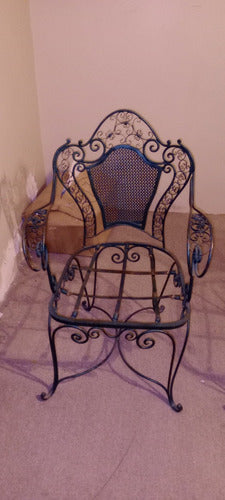 Sillon De Hierro Jardín (2 Unidades) 2