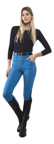 OSX QG Women's Riding Breeches with Fullgrip and Lycra Cuffs 1