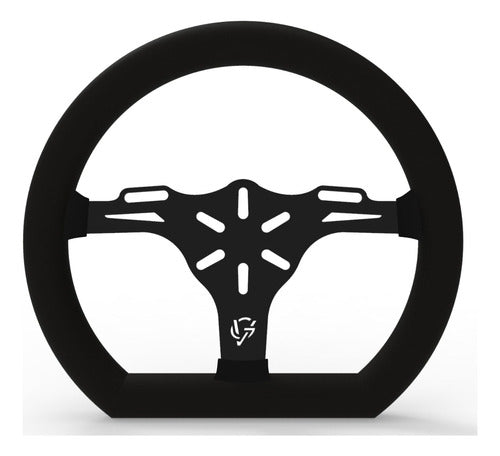 GV Performance Steering Wheel ST-Wiret 355 Suede Upholstery 0