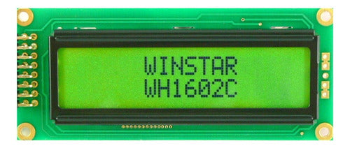 Win Star WH1602C Display LCD 16x2 Characters BKL AM/VER X2U 0