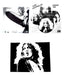 Pachi Pack of 3 Led Zeppelin Stencils Acetate & Custom Orders 0