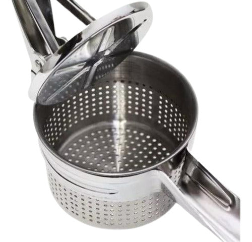 Espremedor Amassador Aço Inox Fruta Legume Cozinha Utensilio 3