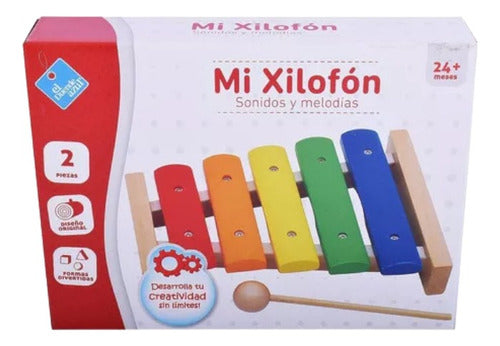 Xilofón Musical De Madera El Duende Azul 0