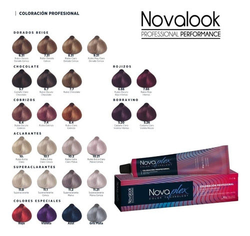 Novalook Tintura Novaplex 10 Pomos X 60 G 4