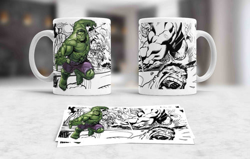 Marvel Super Heroes Mug Template Designs 4