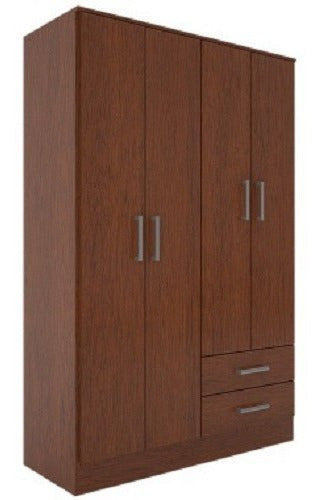 Orlandi Bahia 121cm 4 Door Wardrobe Selectogar 3